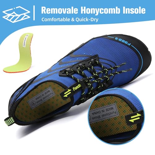 Image of Mishansha Water Shoes for Women Men, Quick-Dry Barefoot Swim Shoes with Drainage Holes, Lightweight Aqua Shoe for Beach Pool River Boating Yoga Walking