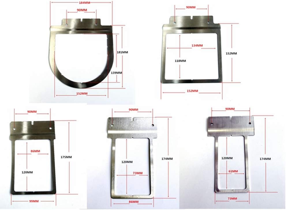 7 Sets Fast Frames Embroidery Hoops for Brother Pr600 Pr620 Pr650 Pr1000 Ricoma 1010