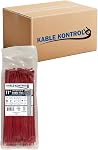 Kable Kontrol Cable Zip Ties 1000 Pcs 8 Noir de pouce, 40 Lbs Résistance à la traction, auto-portrait UV Fils de nylon en plastique résistants, pour usage intérieur ou extérieur