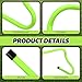 Wettarn 12 Pcs 9 Speed Training Agility Hurdles for Athletes Reliable Training Hurdle Plyometric All Purpose Practice Equipment for Soccer Basketball Football(Green)
