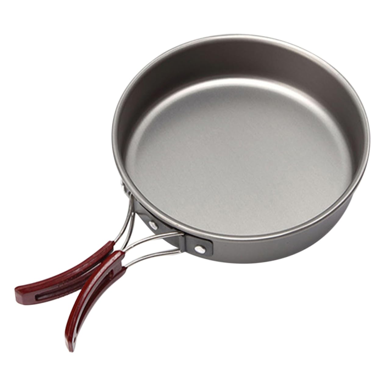 OUNONA Non Stick Camping Frying Pan Professional Wear Resistant Skillet for Cooking Omelets Steaks and Pancakes for Outdoor Camping and Picnics
