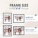 FIXSMITH 11x14 Picture Frame 2 Pack, Photo Frame with HD Plexiglass, Display Pictures 8x10 with Mat or 11x14 Without Mat, Black Picture Frames Collage Wall Decor, Gallary Wall Frame