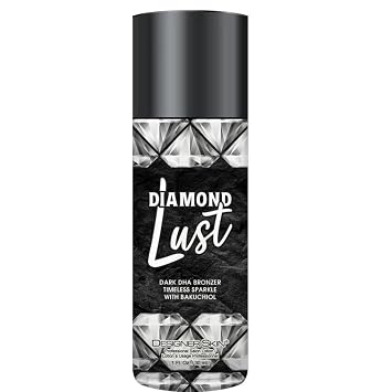 Australian Gold Designer Skin Diamond Lust Dark Facial Bronzer 1 oz with tanning stickers, Black