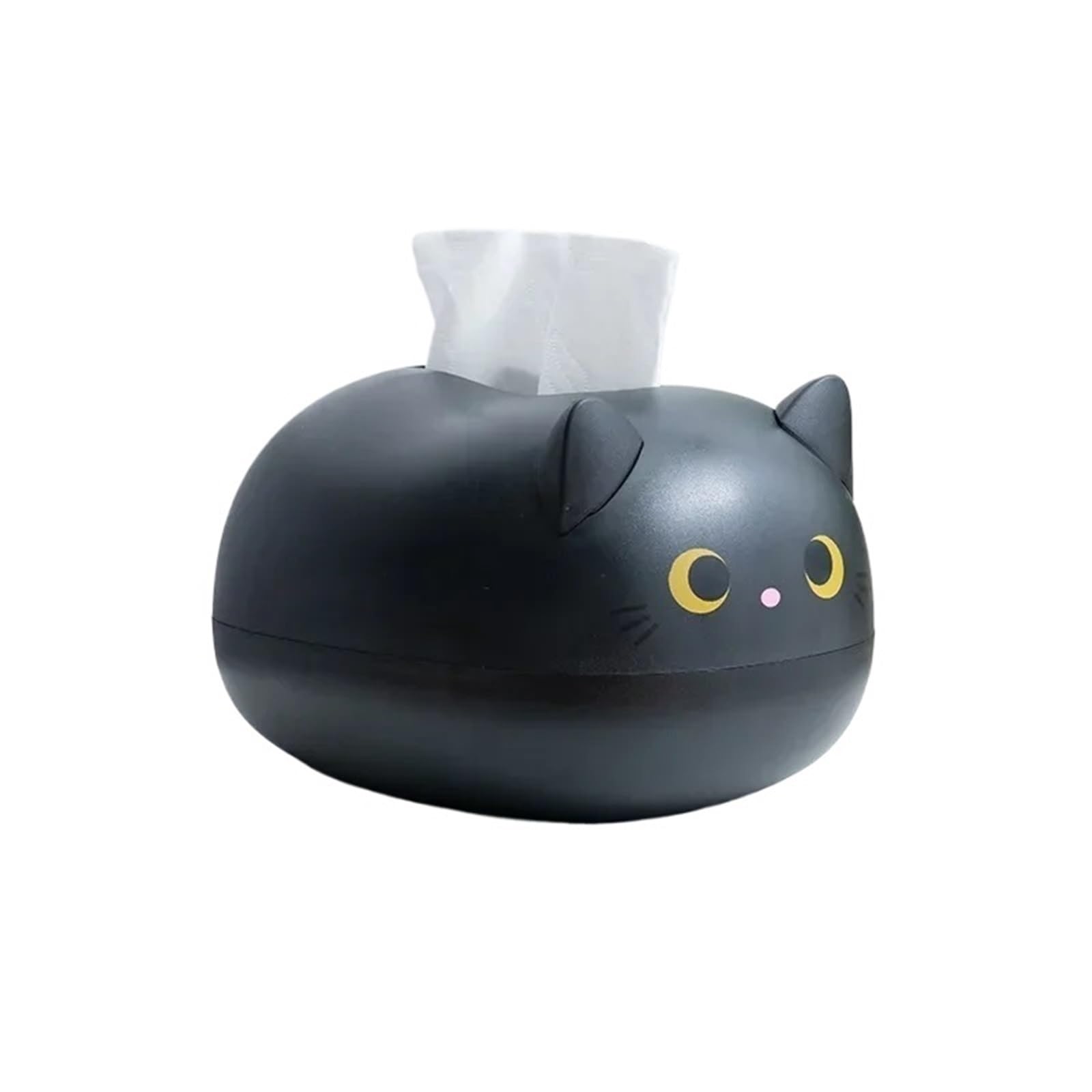 Tissue Box Tissue Box Livingroom Napkin Storage Kitchen Paper Container Desktop Toilet Holder For Bathroom(Black)