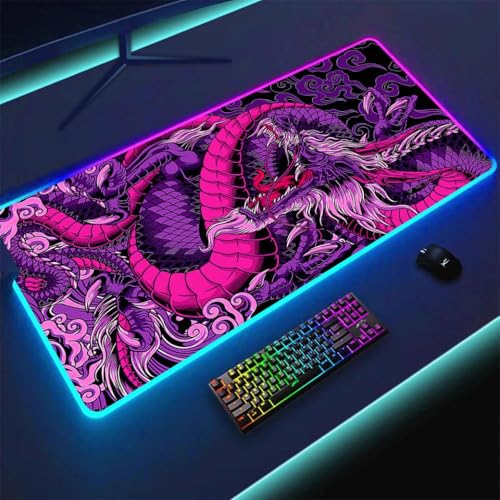 ��^RGB�Q�[�~���O�}�E�X�p�b�h�A�j���X�^�C��100x55 XXL�}�E�X�}�b�g�t���R���s���[�^�f�X�N�pLED�h���S���f�U�C���J�[�y�b�g(CS00520)