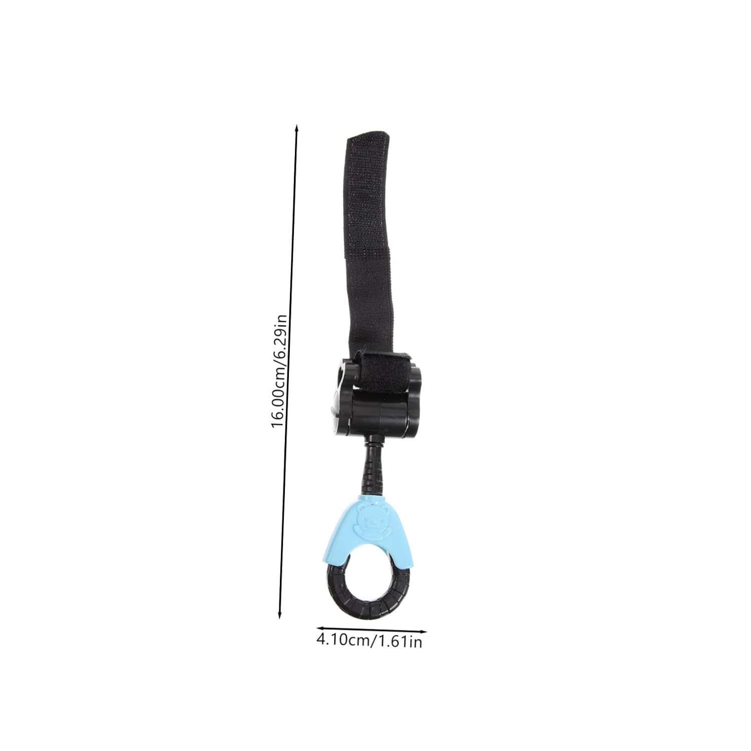 2pcs Stroller Hooks Rotating Hanging Bag Clips for Strollers Bicycles and More Easy to Install Stable and Firm for Diaper Bags and