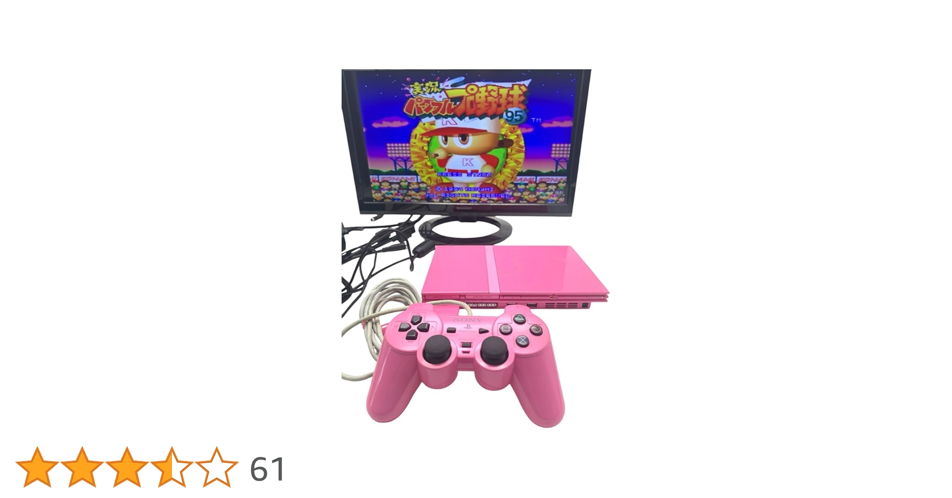 PS2 プレステ2 ピンク SCPH-77000 PK 動作品 SONY PS2 プレステ2 プレイステーション2 ピンク (SCPH-77000PK