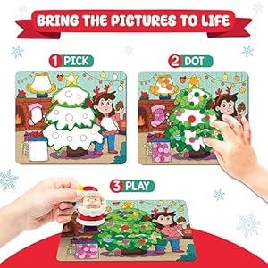 Christmas Special - Dot Stickers for Toddlers, Holiday Theme Dot Art Activity for Kids, DIY Craft Kit, Stocking Stuffers, Christmas Gifts for Boys & Girls Ages 3, 4, 5, 6, 7 Year Old Christmas Special Dot Stickers for Toddlers Holiday Theme Dot Art Activity for Kids DIY Craft Kit Stocking Stuffers Christmas Gifts for Boys Girls Ages 3 4 5 6 7 Year Old