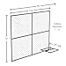 Vestil HRAIL-A-9072 Galvanized Steel Construction Safety Barrier Add On Unit For HRAIL-9072