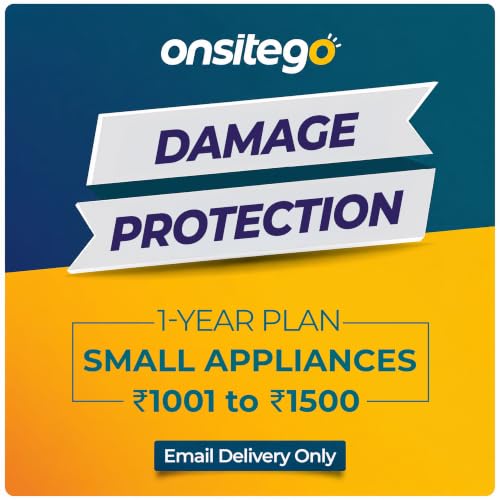 Image of Onsitego 1 Year Damage Protection for Small Household Appliances from Rs 1001-1500