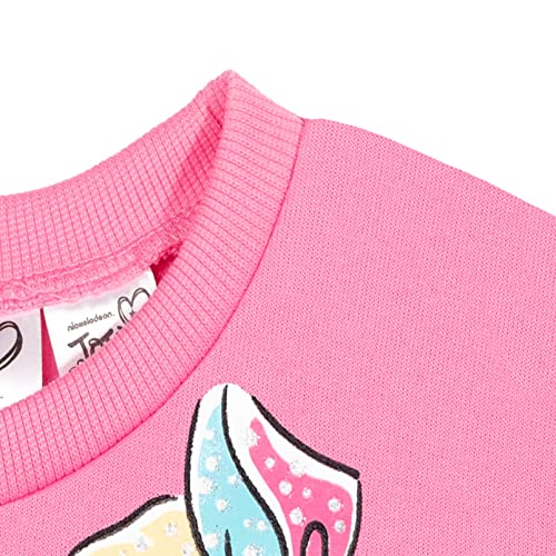 Jojo Siwa Big Girls Pullover Fleece Sweatshirt & Leggings Pink/Black 14-16 #TOP4