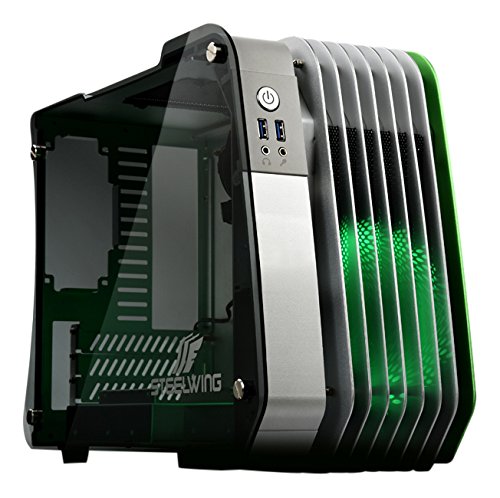 Preisvergleich Produktbild Enermax SFX-Tower Steelwing Grün (ECB201G)