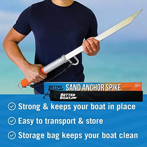 Sand Anchor Spike for Boats Up to 22 Ft, Shallow Water Anchor for Beaches - image 2