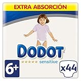 Dodot Sensitive Pañales Talla 6+ - 44 Pañales, 14 kg+