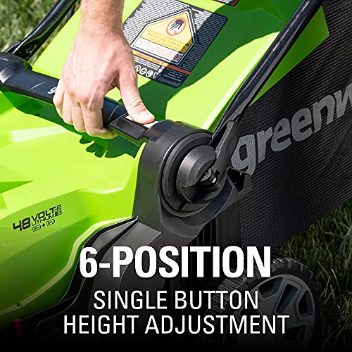 Greenworks MO48B2210 48V (2 X 24V) 17 Inch Cordless (Push) Lawn Mower (125+ Compatible Tools) thumb #3