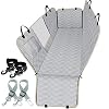 Lassie Dog Seat Covers for Cars Back Seat 100% Waterproof with Mesh Visual Window Durable Scratch Proof Nonslip Dog Car…