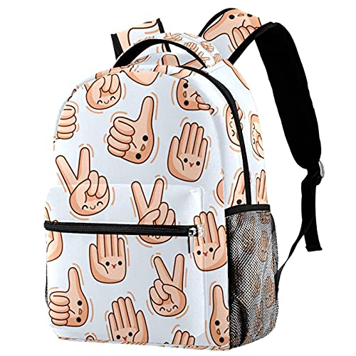 Sac à dos ordinateur motif cactus multicolore de grande capacité pour ados et adultes