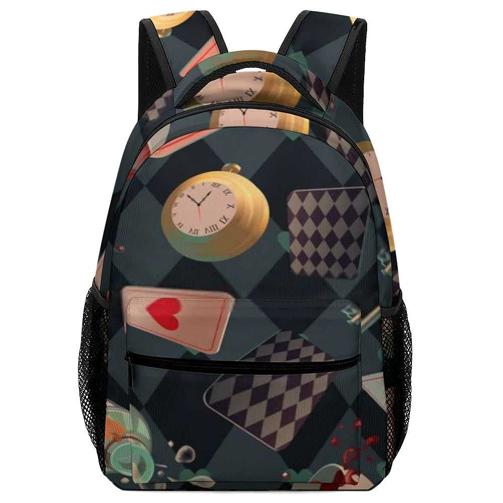 Hapuxt Travel Laptop Backpack Wonderland Floating Decoration Large Capacity Business Ddurable Water Resistant College Laptop iPad Tablet Bag for Men