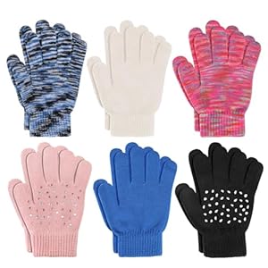 Tagvo LPE019A2 6 Paar Winterhandschuhe Kinder