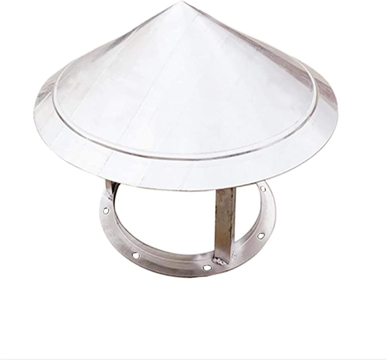 Stainless Steel Chimney Cap, Rain Cover for Fireplace, Flue Hood Exhaust Pipe Cover for Stove 200mm/7, Chimney Top Cover ()