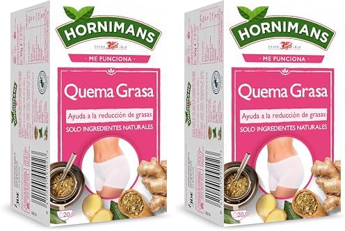 Hornimans Infusión Quemagrasa | 20 Bolsitas (Paquete de 2)