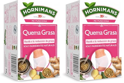 Hornimans Infusión Quemagrasa | 20 Bolsitas (Paquete de 2)