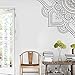Mandala Geometria Sacra Yoga Wall Sticker Home Decor Soggiorno Camera da letto Divano Testiera Decalcomanie Rimovibile Murale altro colore 42x42cm