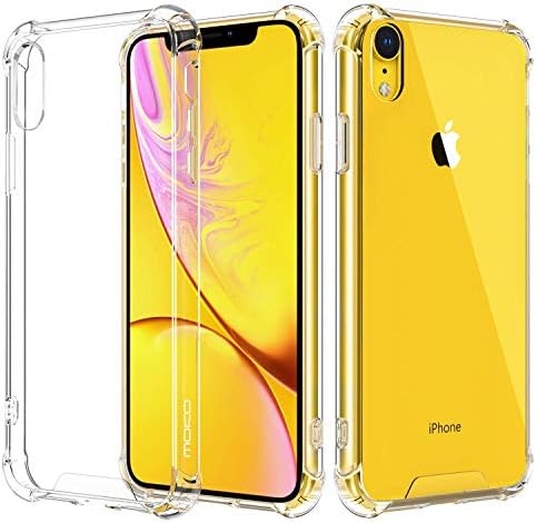 KampoStore Compatible with iPhone XR Clear Case, Anti-Scratch Shock Absorption Cover Case for iPhone XR Clear