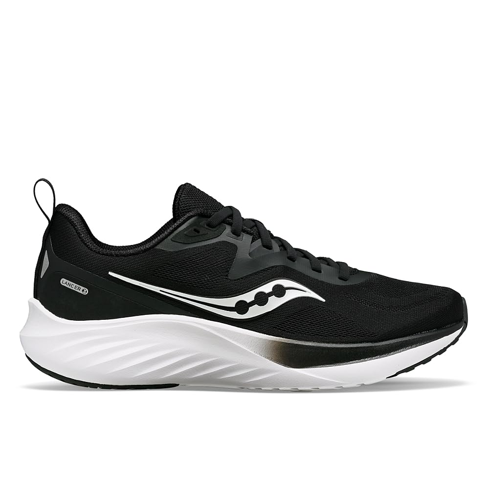 saucony black running shoes
