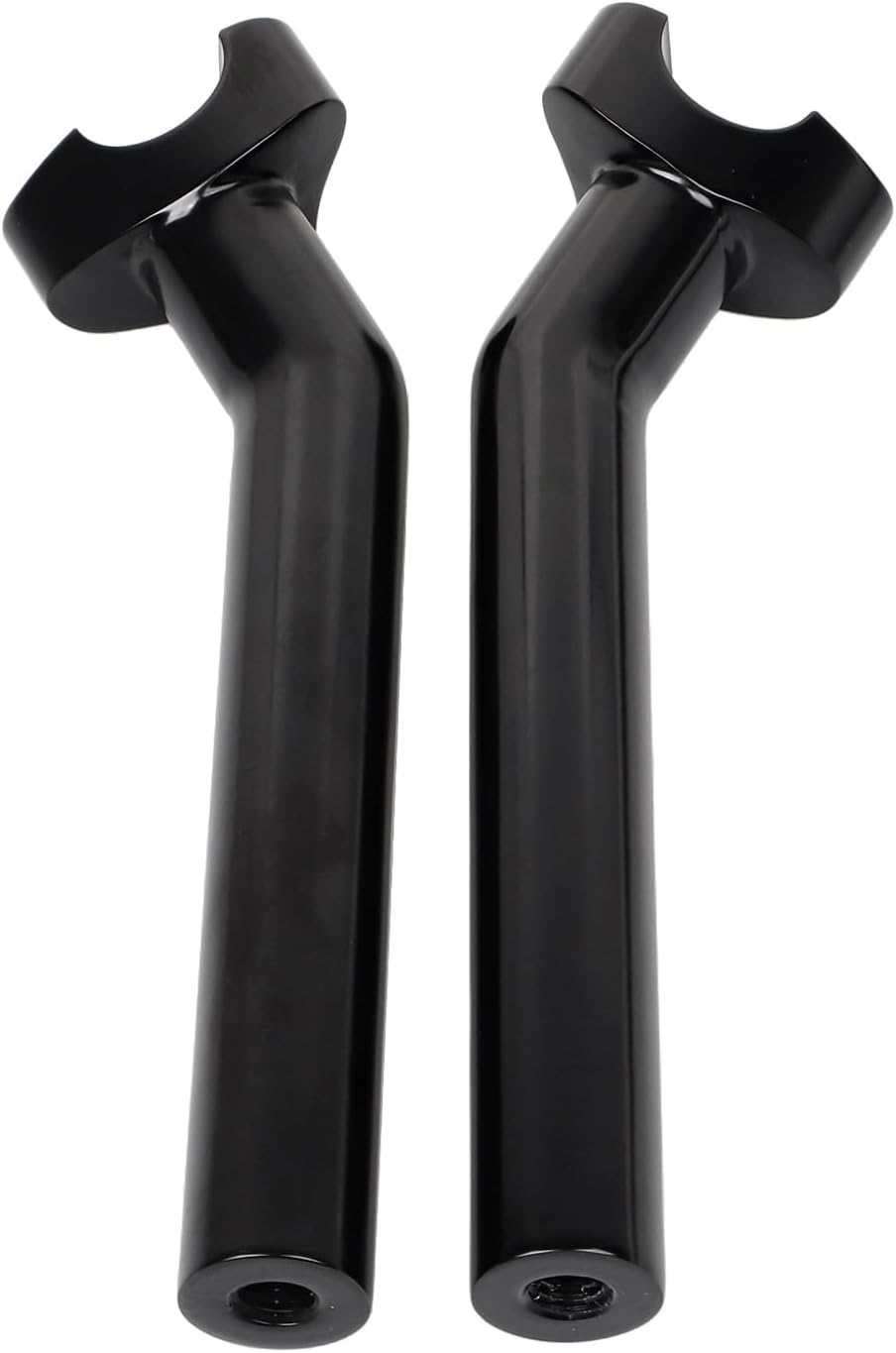Black CNC 8.5" Tall Pullback Handlebar Risers For Harley Dyna Low Rider Wide Glide FXDWG Softail Road Glide Tour Glide Road King Sportster 1200/883