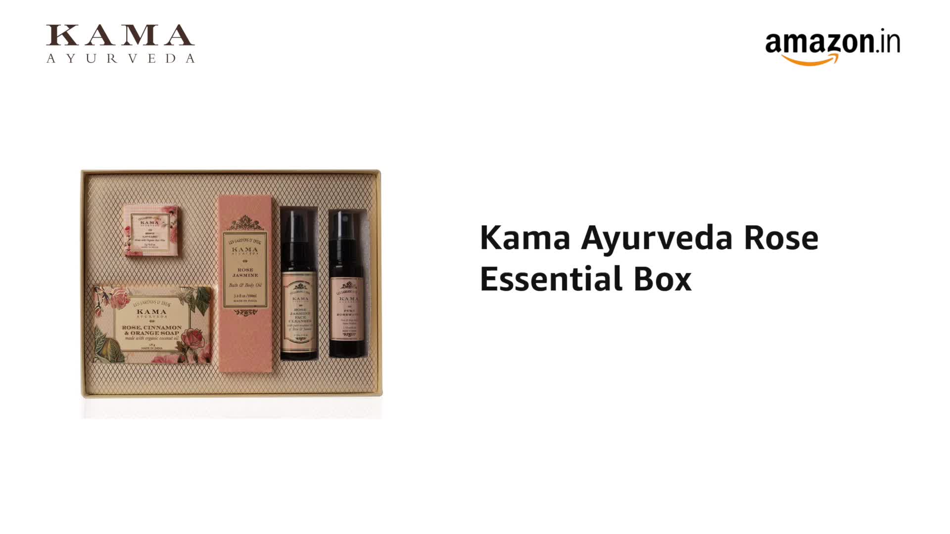 Kama Ayurveda Rose Essential Box, 330g : Amazon.in: Health
