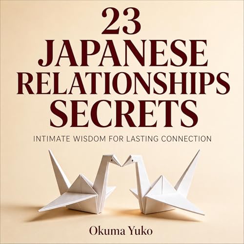 Diseño de la portada del título 23 Japanese Relationships Secrets