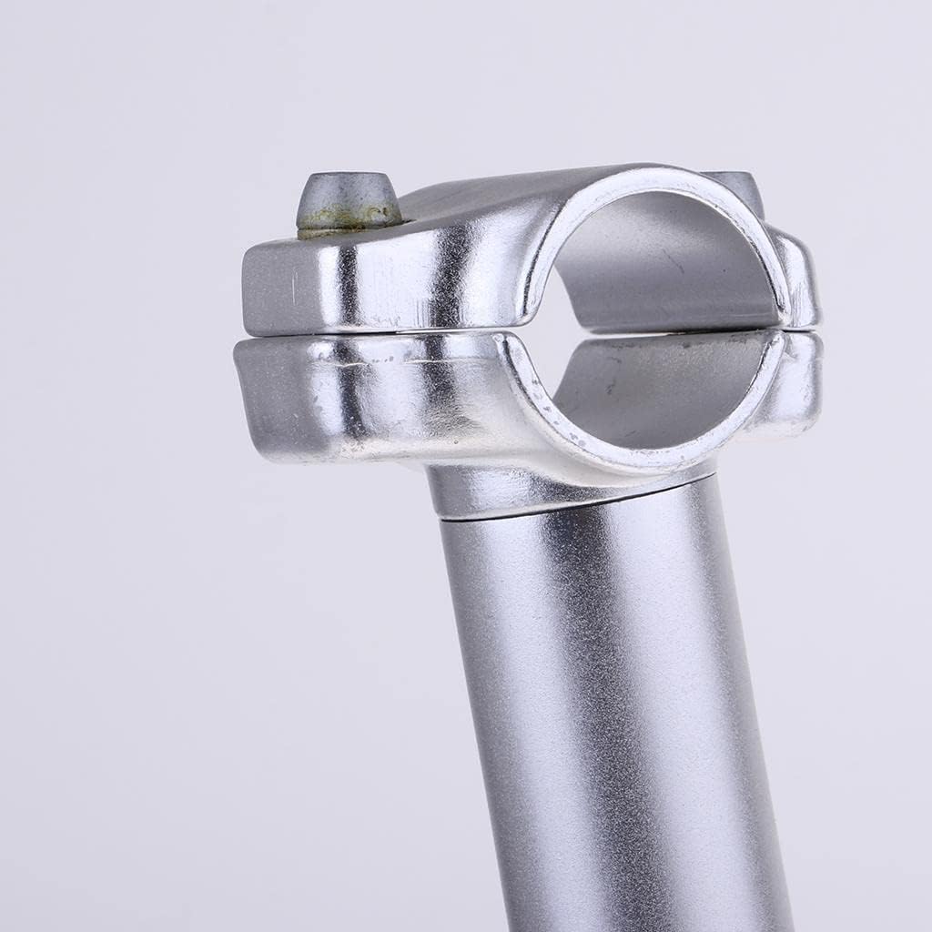 Adjustable Aluminum Alloy Bike Handlebar Stem for Electric Bikes - Weight, Quick Release, Universal Fit - Cycling Riser for Mountain, Road, and Electric Vehicles - Silver