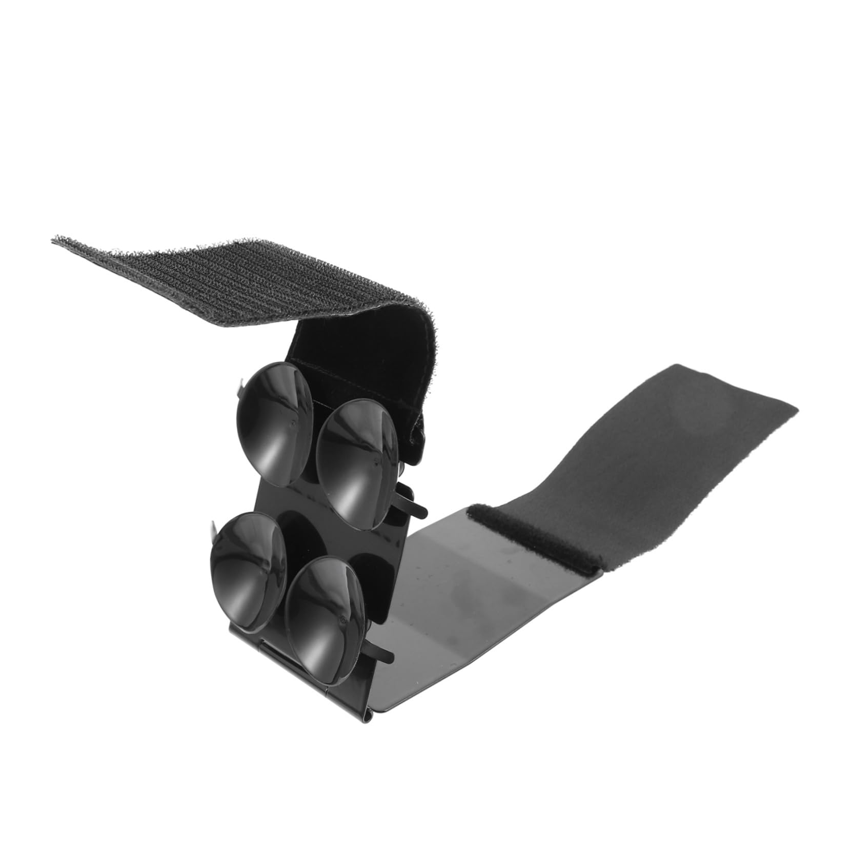 Poggiapiedi per Chitarra Regolabile in Acciaio Inox Nero | Design Ergonomico, Portatile e Leggero, Accessorio Musicale per Pratica e Studio, Set da 1 Pezzo
