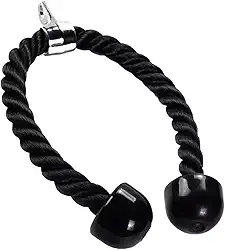 Puxador Tríceps Corda Musculação Profissional Academia 80cm