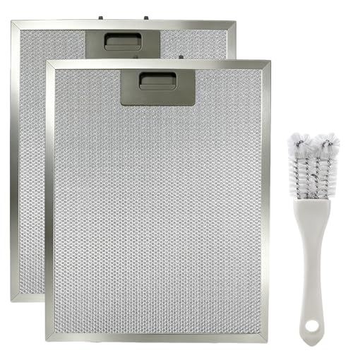 3Pcs Universal Cooker Hood Filter 5-Layer Aluminum Mesh Extractor Fan