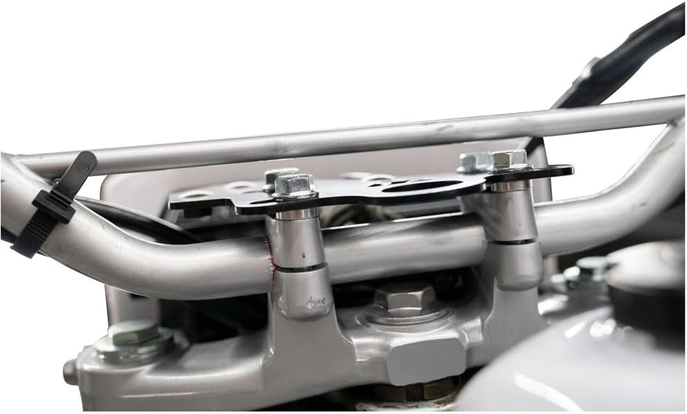 Tusk Accessory Dash Panel Black Powder Coated Compatible with Yamaha TW200 1990-2026