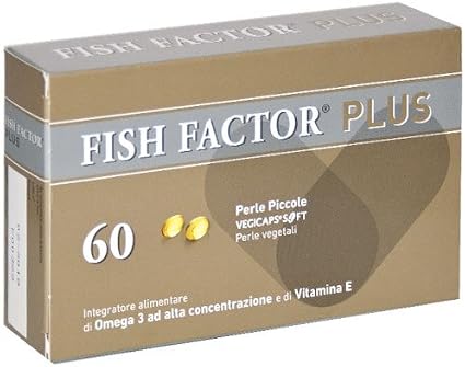 Fish Factor plus Omega 3 60 perle piccole : Amazon.it: Salute e cura della  persona