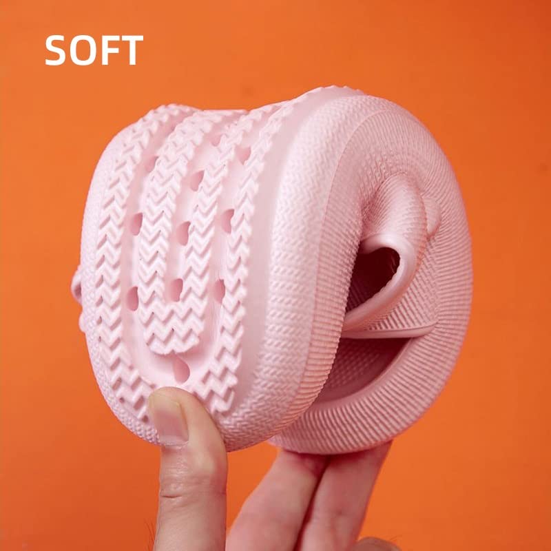 Boucle épaisse pantoufles de qualité supérieure avec semelle EVA