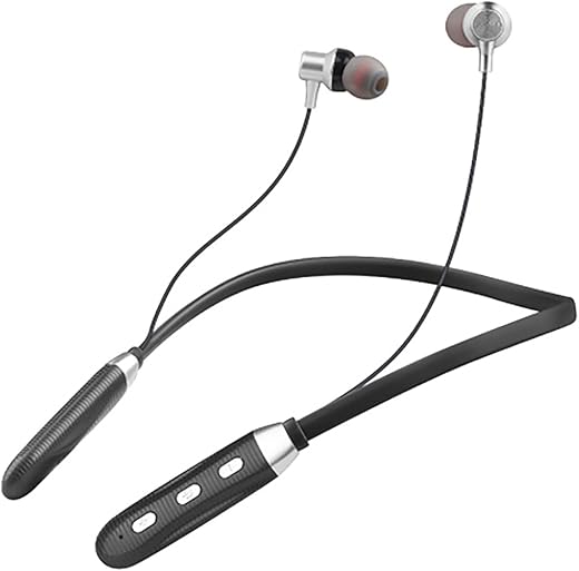 Kratos Impulse Max in Ear v5.1 Neckband Earphones with 13mm Drivers,Rich Bass & Stereo Sound,25 Hours Playtime,IPX5 Water Resistant,Type C…