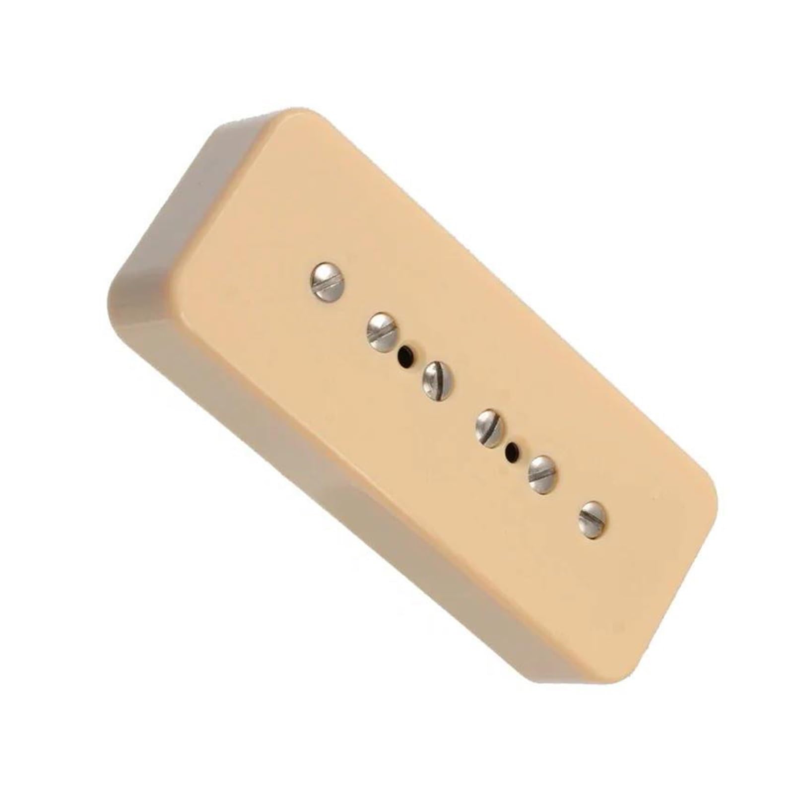 P90 Gitarren Single Coil Tonabnehmer Weiß/Elfenbein Silber Schwarz Grün(One Set Ivory)