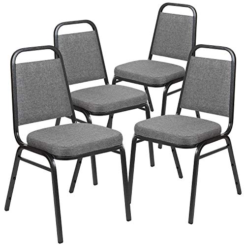 Flash Furniture 4 Pack HERCULES Series Trapezoidal Back