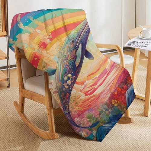 Couverture polaire baleine pour vos soirées cocooning au salon - 8