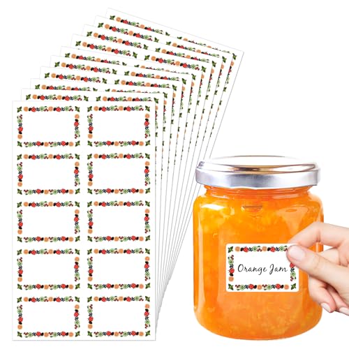 Jam Labels for Jars 100 Pcs Jam Jar Labels Self Adhesive Easy Peel