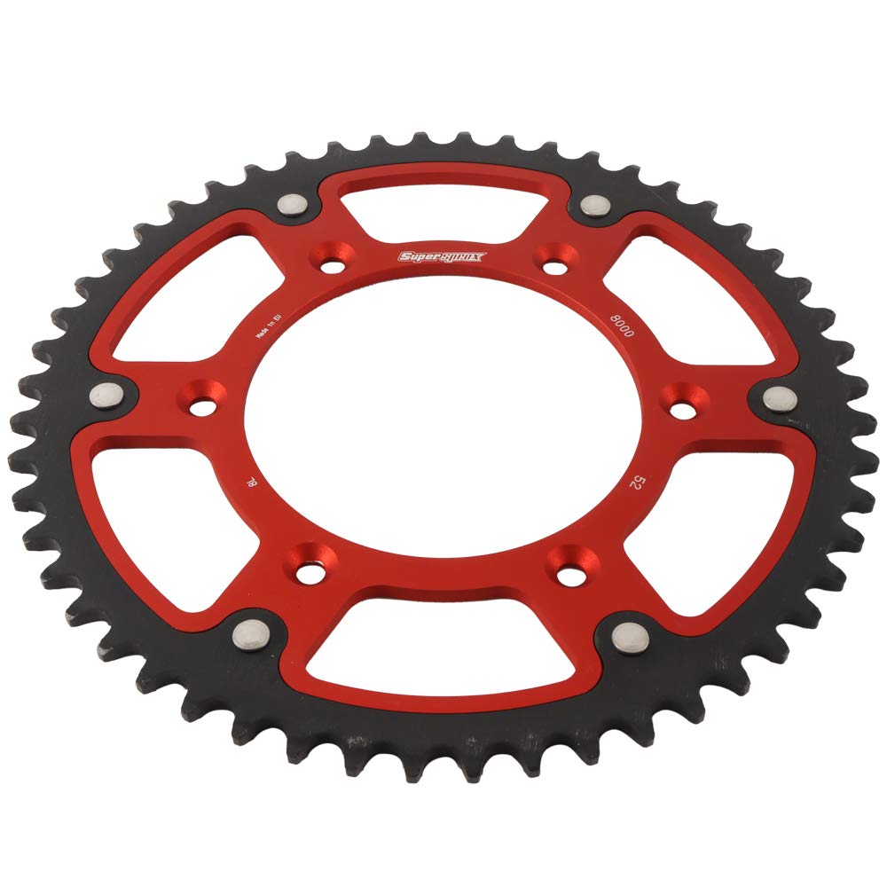 SuperSprox RST-8000-52-RED Red Stealth Sprocket, Sprockets