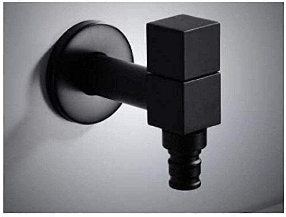 Robinet de jardin froid unique en cuivre noir pour machine à laver