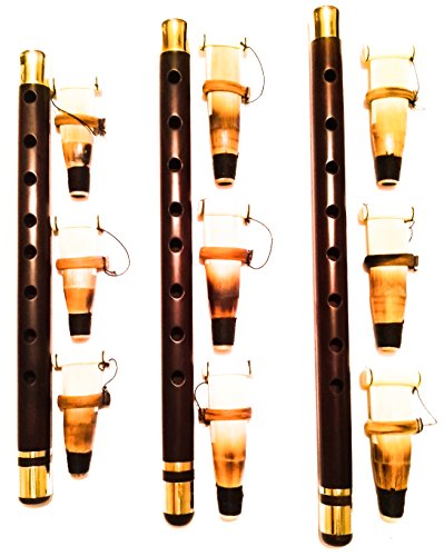 Duduk Concert Level- Three (3) Armenian Professional Duduks With 9 Reeds Ramish, Kamish & Playing Instructions Made From Apricot Wood Dudek Doodook Armenia - Flute Mey Ney Balaban Oboe #TOP18