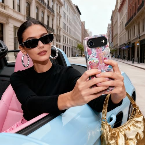 Coque iPhone 17 Air fleurs sauvages silicone double couche Esdot