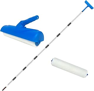 Rollen Farbpinsel - Verstellbarer Farbroller Mit Teleskopstange,Schutzvorrichtung Für Malerarbeiten | Für Badezimmer, Garage, Zuhause, Möbel, Innenbereich, Wohnzimmer, Schrank, Gewerberaum,