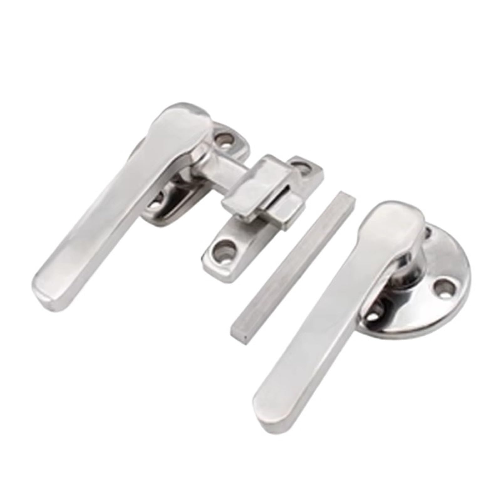 Serrure de porte de four à vapeur en acier inoxydable poignée robuste double ouverture gauche